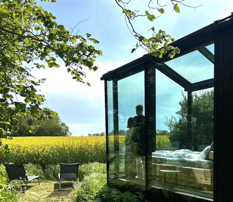 glashytten lolland|The glass cabins on Lolland: An oasis of elegance and natural。